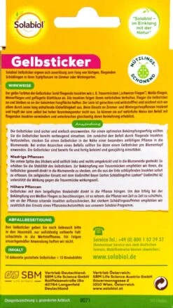 Solabiol Gelbsticker - 10 Stück 7 Solabiol Gelbsticker - 10 Stück -SubStral Solabiol20Gelbsticker 35108 H01