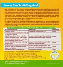 Solabiol Neem Bio-Schädlingsfrei - 30 Ml 8 Solabiol Neem Bio-Schädlingsfrei - 30 Ml -SubStral Solabiol20Neem20Bio20Schaedlingsfrei 34809 H01