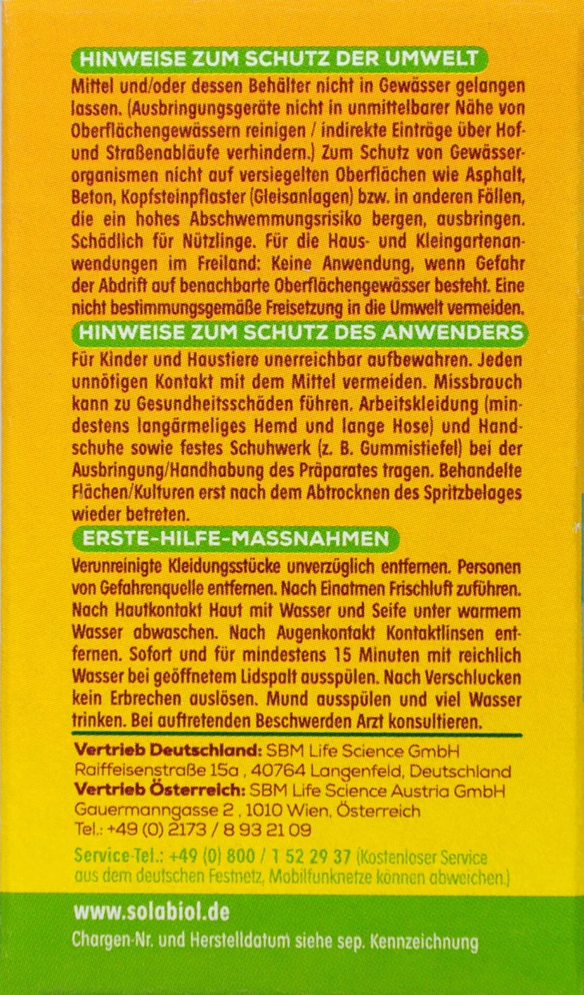 Solabiol Neem Bio-Schädlingsfrei - 30 Ml 4 Solabiol Neem Bio-Schädlingsfrei - 30 Ml – Bild 2