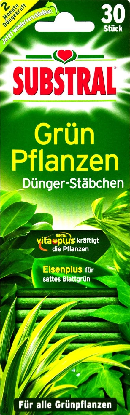 Substral Grünpflanzen Düngerstäbchen - 30 Stück 3 Substral Grünpflanzen Düngerstäbchen - 30 Stück