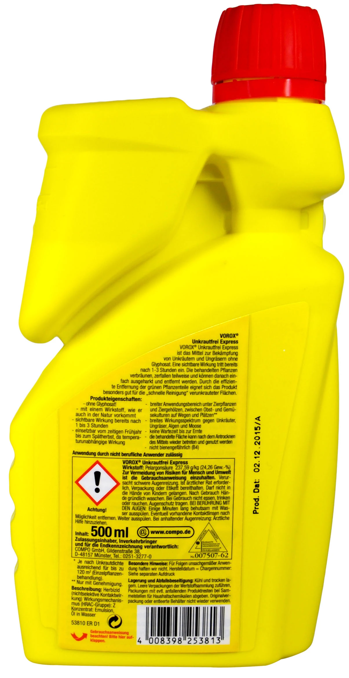 Vorox Unkrautfrei Express - 0,5 L 4 Vorox Unkrautfrei Express - 0,5 L – Bild 2