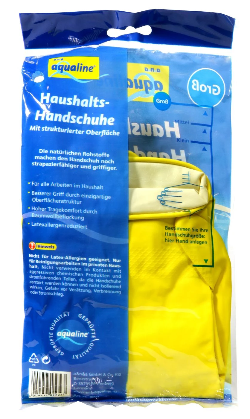 Haushaltshandschuhe Groß 4 Haushaltshandschuhe Groß – Bild 2