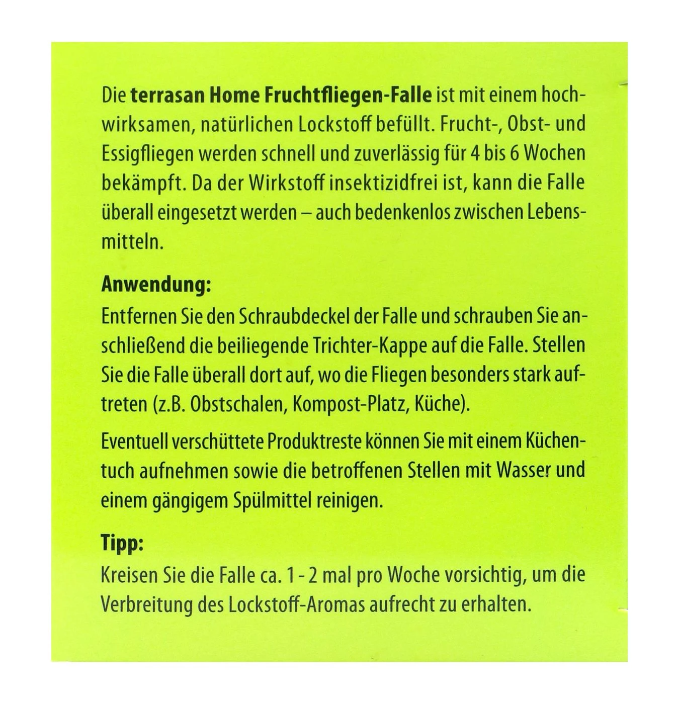 Terrasan Fruchtfliegen-Falle 5 Terrasan Fruchtfliegen-Falle – Bild 3