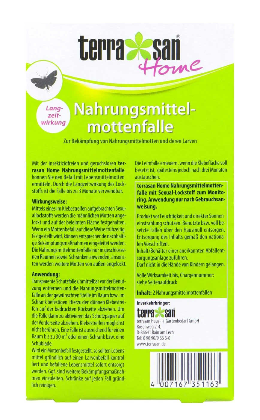 Terrasan Nahrungsmittel Mottenfalle - 2 Stück 4 Terrasan Nahrungsmittel Mottenfalle - 2 Stück – Bild 2