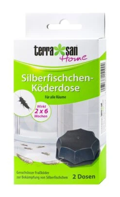 Terrasan Silberfischchen Köderdose - 2 Stück